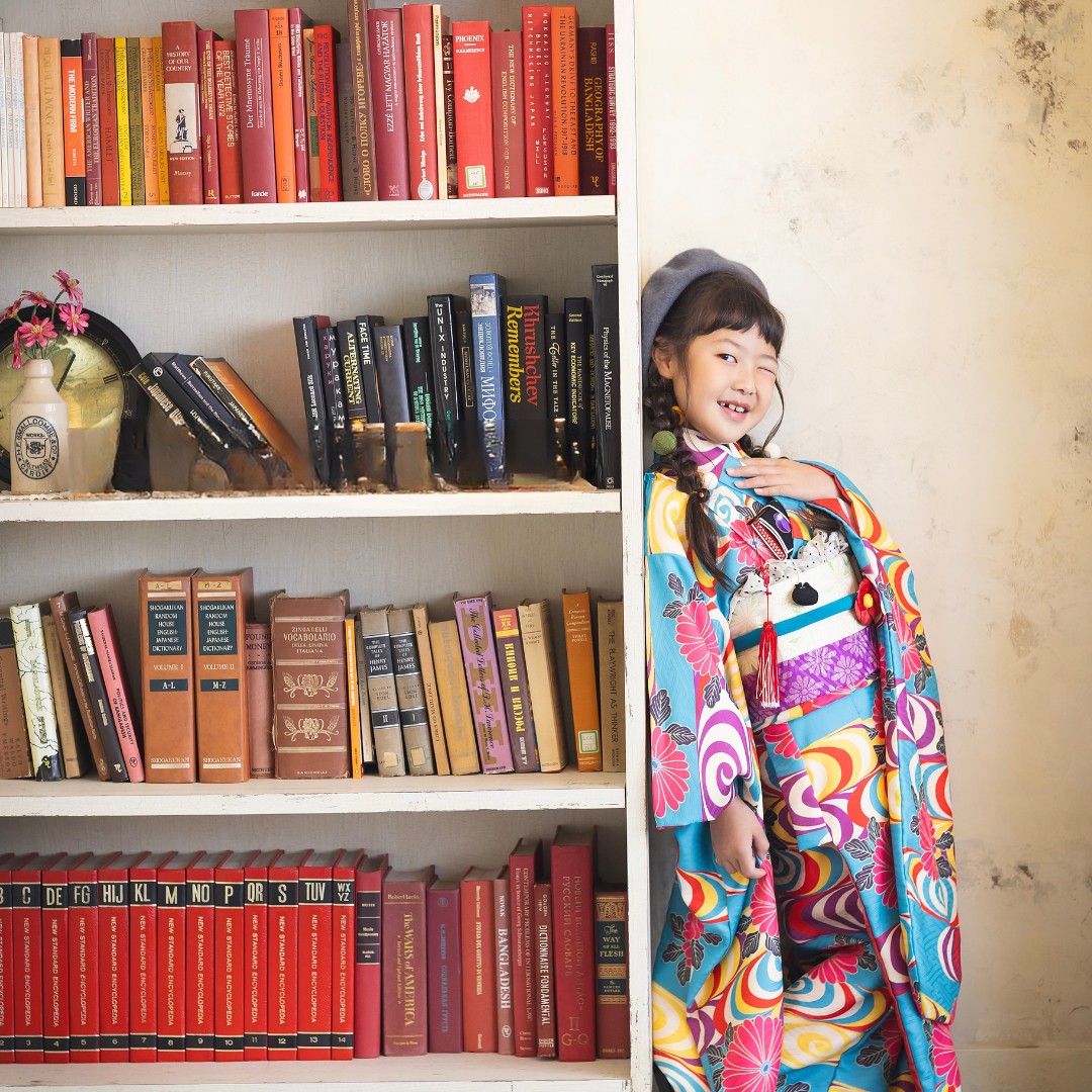 豊富な七五三衣装とプロの着付け