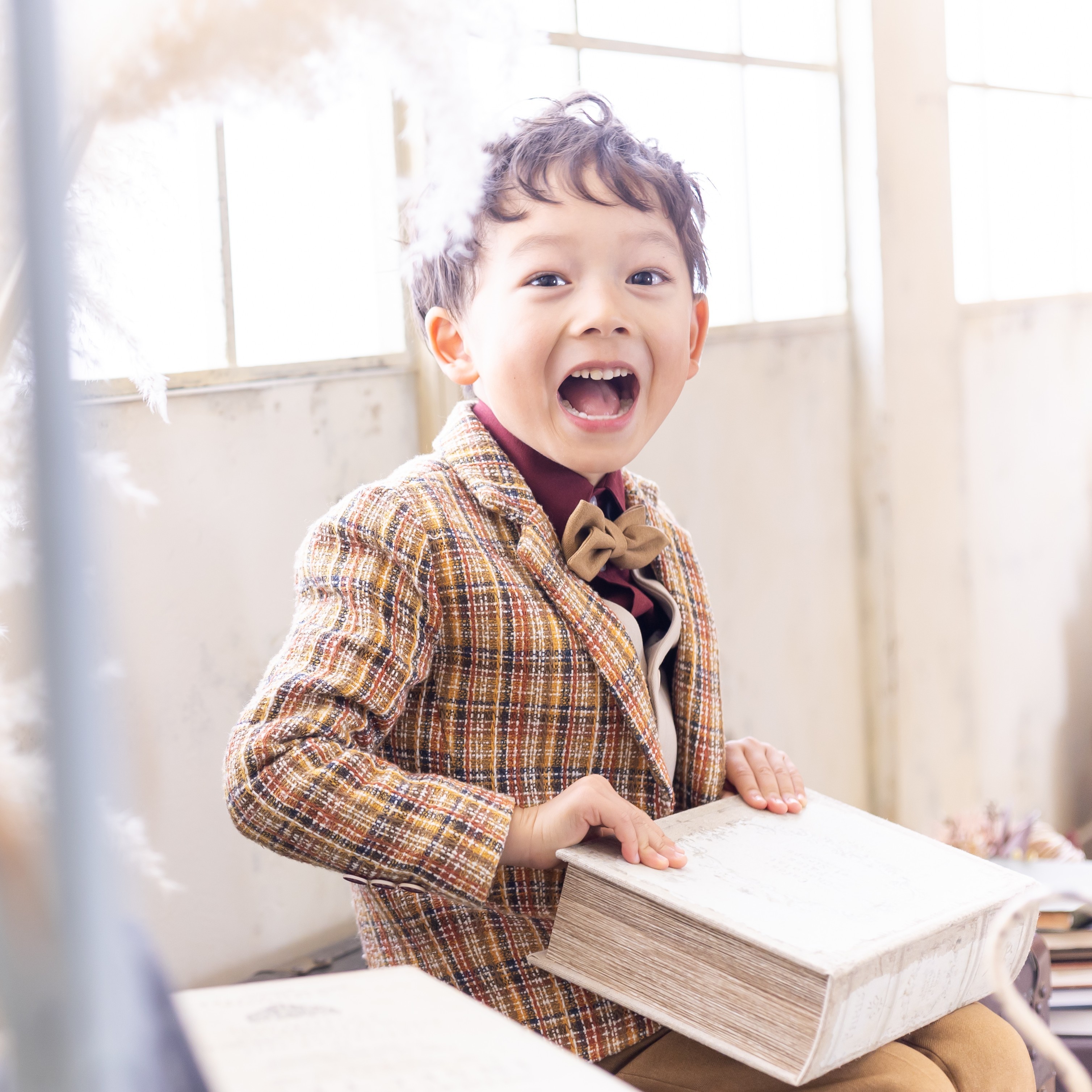 好奇心旺盛でパワフルな5歳。